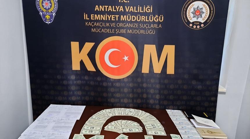 Antalya'da düzenlenen tefecilik operasyonunda 6 kişi tutuklandı