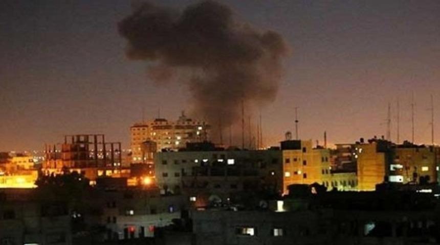 İsrail ordusu yine Gazze'yi vurdu