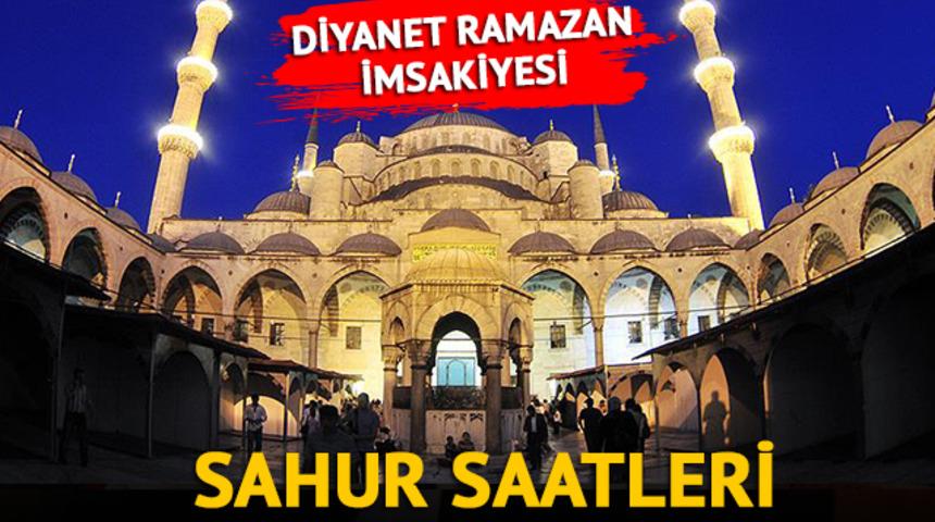 RAMAZAN İMSAKİYESİ 2023: İstanbul, İzmir, Ankara için sahur vakti ne zaman, imsak saati kaçta? Diyanet 23 Mart il il sahur ve iftar vakitleri