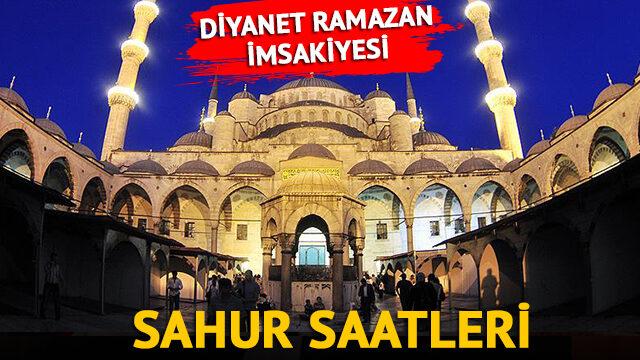RAMAZAN İMSAKİYESİ 2023: İstanbul, İzmir, Ankara için sahur vakti ne zaman, imsak saati kaçta? Diyanet 23 Mart il il sahur ve iftar vakitleri