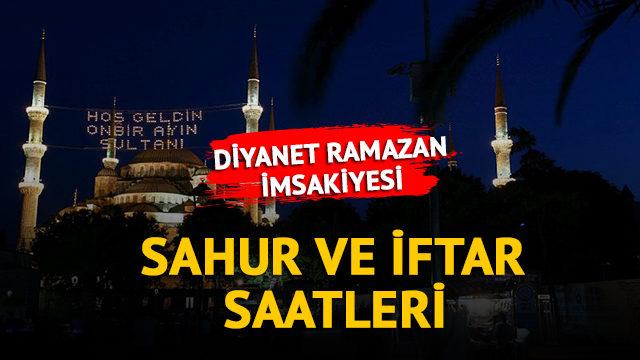 İSTANBUL İMSAKİYE 2023: İstanbul iftar, sahur, imsak saati kaçta? İşte iftar ve sahur saatleri