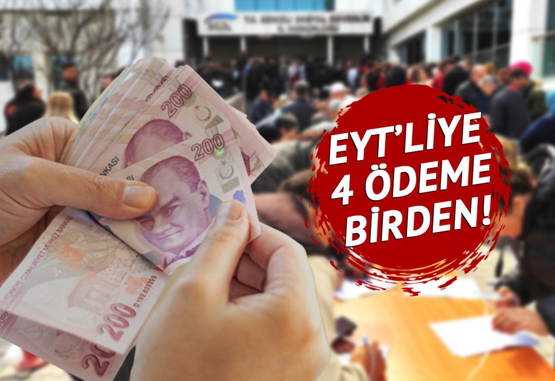 SSK ve Bağ-Kur EYT&rsquo;lisine 4 &ouml;deme birden! &Ccedil;ift maaş, bayram ikramiyesi, banka promosyonu&hellip; 17 Nisan&rsquo;da başlıyor!