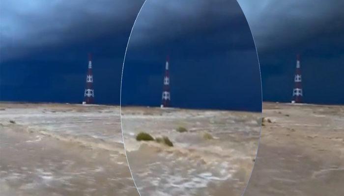 Umman’daki sağanak yağış hayatı felç etti! Thumrait Çölü aşırı yağışla adeta denize döndü... Görüntüler sosyal medyayı salladı - Mynet trend