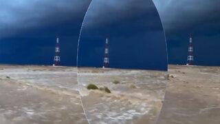 Umman’daki sağanak yağış hayatı felç etti! Thumrait Çölü aşırı yağışla adeta denize döndü... Görüntüler sosyal medyayı salladı