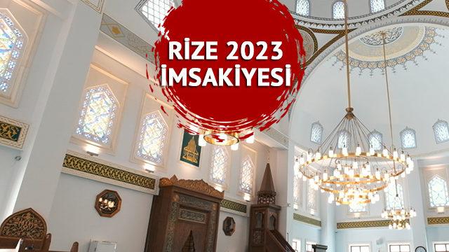 RİZE İMSAKİYE 2023: Rize sahur, imsak ve iftar saat kaçta? Diyanet Rize sahur ve iftar vakitleri