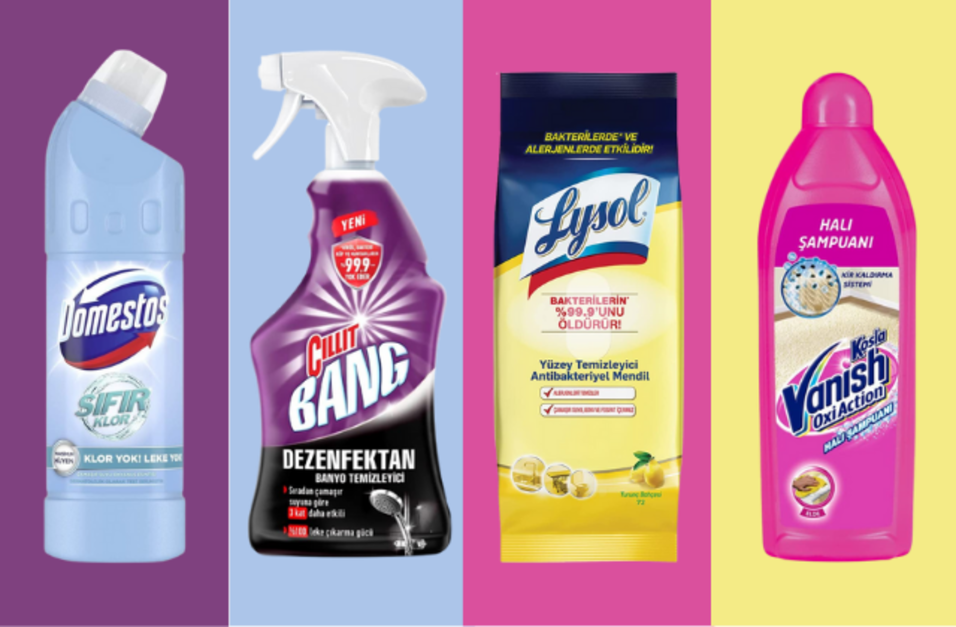 Evinizi tertemiz hale getirmenize yardım edecek en iyi ev temizlik ürünleri
