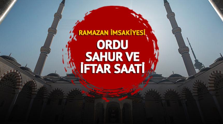 ORDU İLİ İMSAK VAKTİ 2023: Ordu sahur, iftar, teravih namazı saati kaçta? Ordu İmsakiyesi