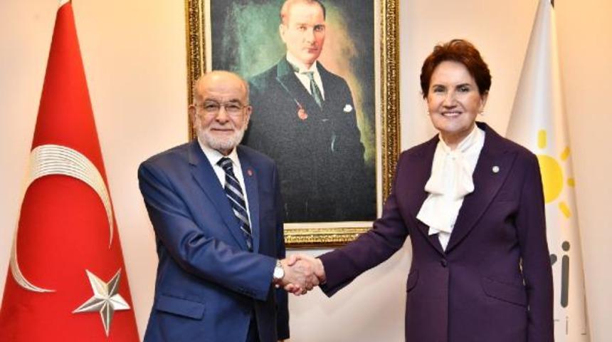 Karamollaoğlu'ndan Akşener'e ziyaret!