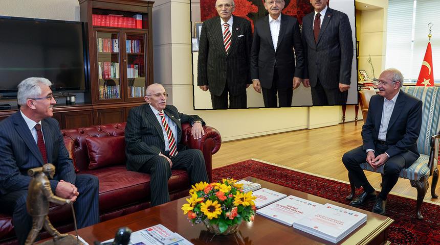 ANAP ve AK Parti'den sonra CHP'ye katıldı! Eski Mardin milletvekili Çelebi ve oğluna rozetlerini Kılıçdaroğlu taktı