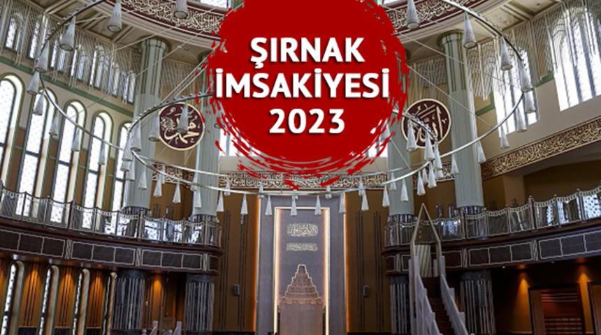 ŞIRNAK İMSAKİYESİ 2023: Şırnak sahur, imsak vakti iftar saati kaçta? Diyanet imsakiyesine göre Şırnak sahur ve iftar saatleri