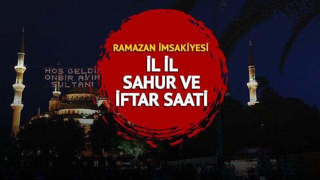İMSAKİYE 2023: İstanbul, Ankara, İzmir için imsak saati kaçta, sahur vakti ne? İmsakiyeye göre İstanbul, Ankara, İzmir sahur, iftar ve ezan saatleri