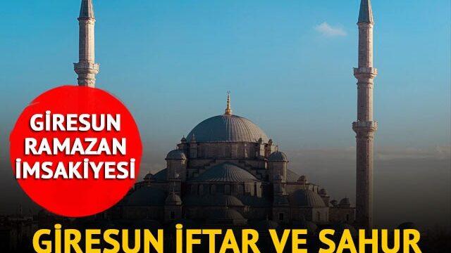 GİRESUN İMSAKİYE 2023: Giresun için sahur ve iftar vakti saat kaçta? 23 Mart 2023 Diyanet ile Giresun ilk sahur ve iftar vakitleri