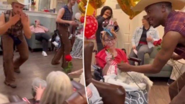 Böyle doğum günü daha önce görülmedi! “Annemin 80. doğum gününde seksi kovboylar tuttum”