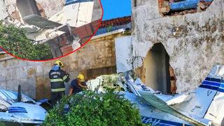Korkunç olay! Brezilya’da uçak iki katlı evin üzerine düştü: 2 ölü 4 yaralı