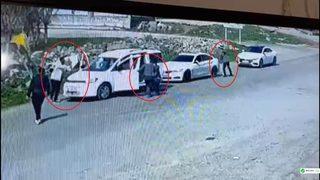 Araçlarla peş peş geldiler, birbirlerine kurşun yağdırdılar! O anlar kamerada