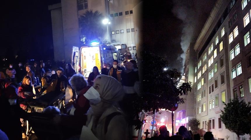 Sultan Abdulhamid Han Eğitim ve Araştırma Hastanesi’nde yangın! Çok sayıda ekip sevk edildi