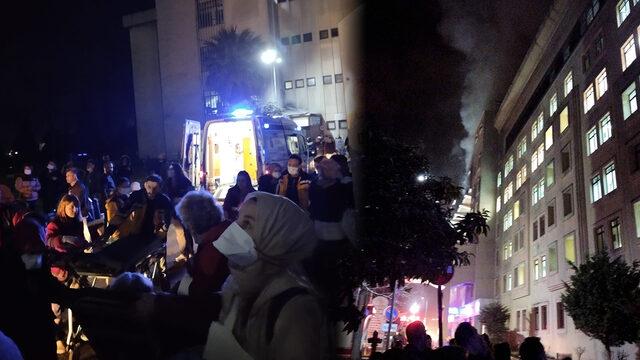 Sultan Abdulhamid Han Eğitim ve Araştırma Hastanesi’nde yangın! Çok sayıda ekip sevk edildi