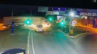 Aksaray'da bir kişinin öldüğü trafik kazası güvenlik kamerasında