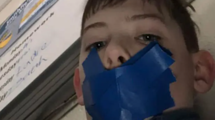 Öğretmenin yöntemi ülkede gündem yarattı! 11 yaşındaki öğrencisinin ağzını bantladı... “Çok konuşuyordu”