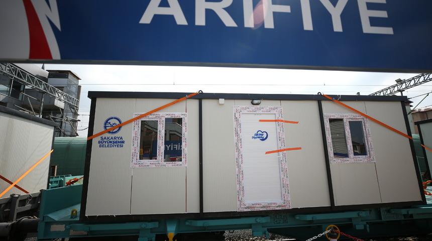 "Sakarya Kardeşlik Kenti" için İskenderun'a 44 konteyner daha gönderildi