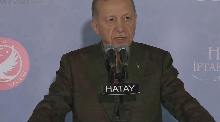 Son dakika: Cumhurbaşkanı Erdoğan Hatay'da açıklamalar yaptı: Bahar ve yaz aylarını en iyi şekilde değerlendirerek şehirlerin inşasında önemli yol almak istiyoruz