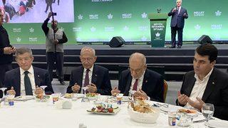 Millet İttifakı'nın 4 lideri İstanbul'da iftarda bir araya geldi
