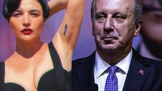 Oyuncu Gonca Vuslateri'den gündem olan Muharrem İnce paylaşımı