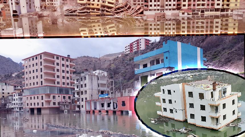 Apartmanların ilk katını bastı, Vali Doruk "Ciddi manada su gelmesini bekliyoruz" diyerek açıkladı! Yusufeli Barajı'ndan sonra Artvin'de çarpıcı görüntüler