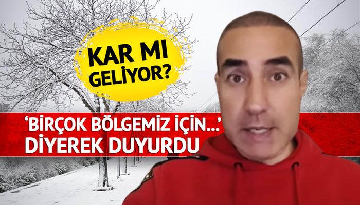 'Atkılar bereler hazır mı?' Bünyamin Sürmeli 'Kar yağışı' diyerek duyurdu