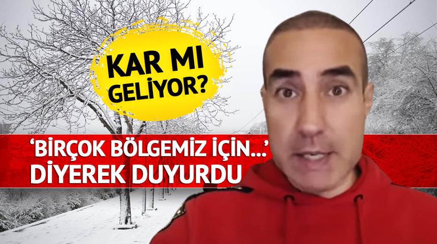 'Atkılar bereler eldivenler hazır mı?' Bünyamin Sürmeli 'Kar yağışı bekliyoruz' diyerek duyurdu! O tarihi işaret etti... Son dakika 27-31 Mart hava durumu