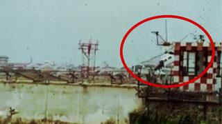 Görüntüler dehşete düşürdü! İniş yaptığı sırada yere çakıldı