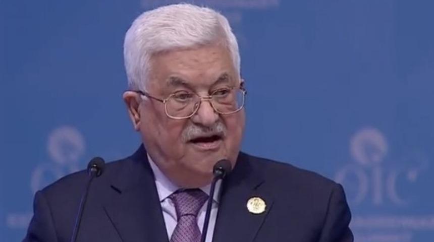 Filistin Devlet Başkanı Abbas: İsrail'e meydan okuyorum, bana sınırlarını göster