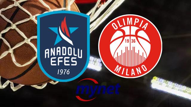 Anadolu Efes Olimpia Milano basketbol maçı ne zaman, saat kaçta, hangi kanalda? Anadolu Efes, İtalyan ekibi Olimpia Milano karşısında!