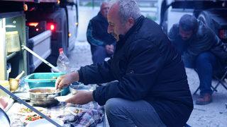 Tır şoförlerinin sınır hattında iftar telaşı