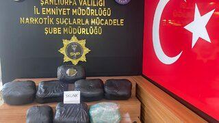 Şanlıurfa'da 32 kilo 250 gram skunk ele geçirildi