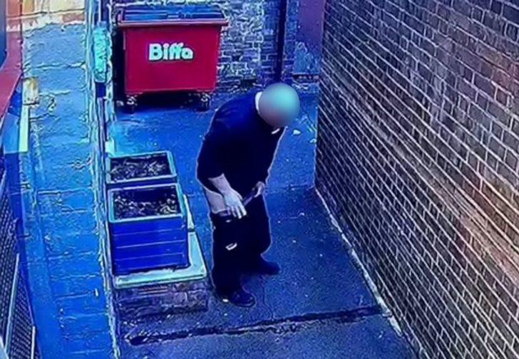 Bir gören bir daha baktı! Saksıları görünce kendisine engel olamadı... Sokak ortasında tuvaletini yaptı G4