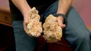 Kaya parçasının değeri dudak uçuklattı! “Hayatta bir kez bulunabilecek bir şey”