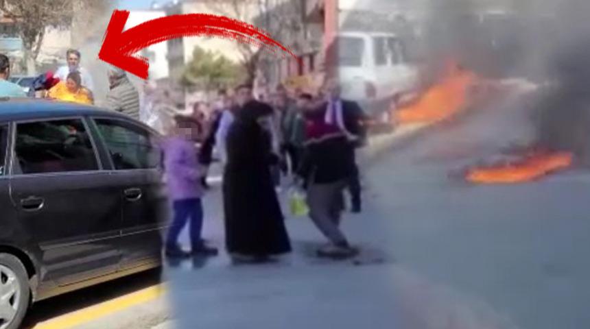 Kayseri'de dehşete düşüren olay! Benzin döküp, kendini ateşe verdi... Eşi ve çocuğu yaralandı