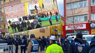 Boluspor Samsunspor maçının ardından yöneticiler birbirine girdi! Polis müdahale etti