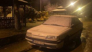 Karabük'ün yüksek kesimlerine kar yağdı