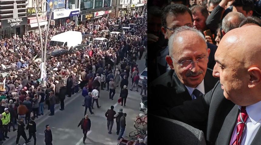 Konya'daki Kılı&ccedil;daroğlu ilgisi g&uuml;ndem oldu, aracı g&uuml;&ccedil;l&uuml;kle ilerledi! İmamoğlu ve Yavaş'la kafeye gidip gen&ccedil;lerle kahve i&ccedil;ti
