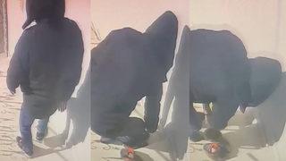 Hırsızlığın böylesi! İzleyenleri şaşkına çevirdi... Sabah işe gitmek için evden çıkan adam, gördüğü manzara karşısında şok geçirdi