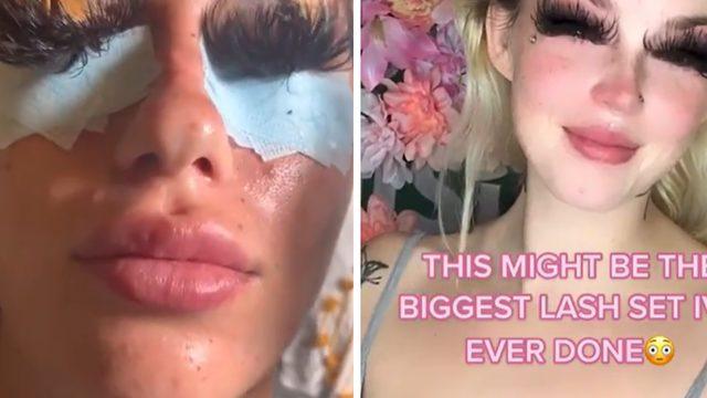 Müşterisine yaptığı deve kuşu kirpikler sosyal medyada viral oldu... 'Bu kadar da olmaz' dedirtti!