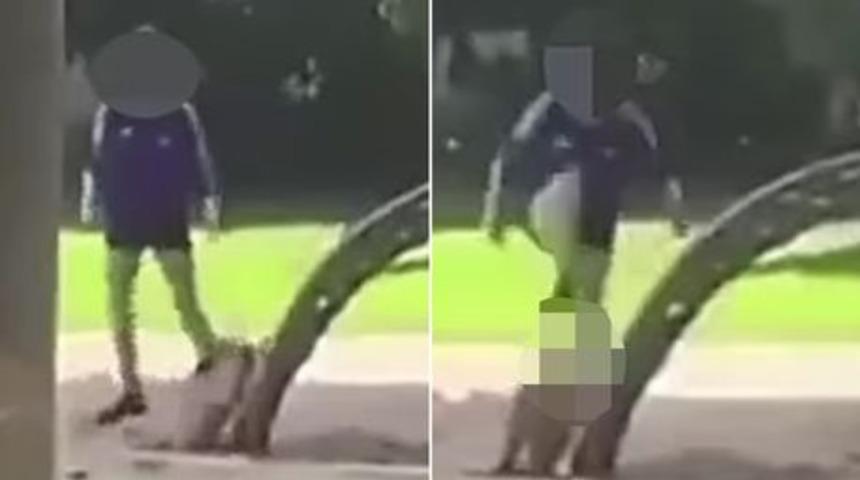 Skandal hareket! 7 yaşındaki kızı önce dövdü, sonra kafasına ayağıyla bastı... Kimse müdahale etmedi