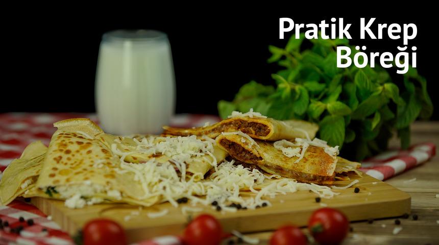 Sabaha lezzet katar: Pratik krep böreği tarifi