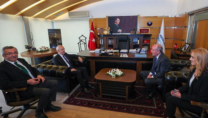 Muharrem İnce ve Kemal Kılıçdaroğlu görüşmesi sona erdi