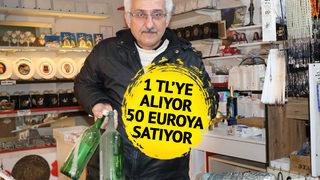 Şişeleri 1 TL'ye alıp Avrupa'ya 50 euroya satıyor! 'Ayda 10 bin adet sipariş geliyor' En büyük sıkıntıları şişe bulmak...