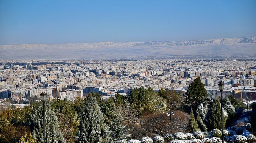 Eskişehir'in karlı manzaraları dronla görüntülendi