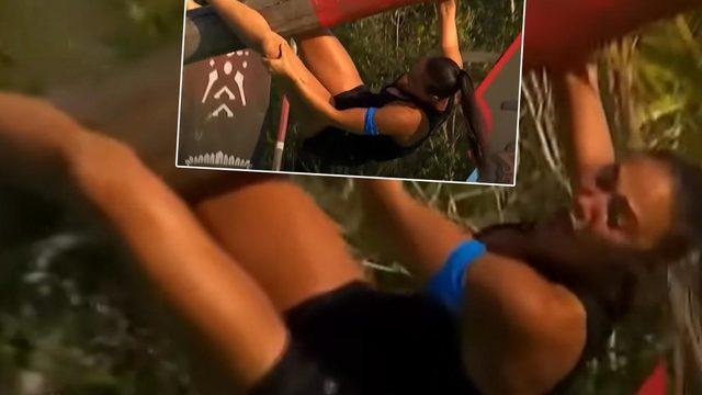 'Dizim döndü' çığlıkları yankılandı! Eliyle yerine oturttuğu anlar... Survivor Kardelen izleyenlerin yüreğini ağzına getirdi