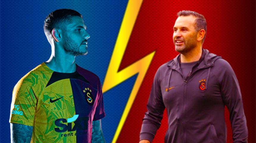 Wanda Nara ile barışan yıldız golcü Mauro Icardi, Okan Buruk'a gol sözü verdi!